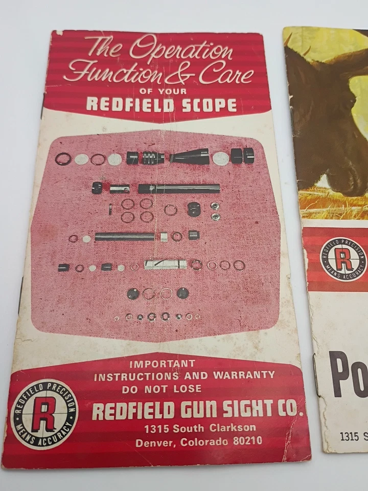 1965 Redfield Gun Sight Pocket Catalog And Redfield Scope Manual - Image 3 of 4
