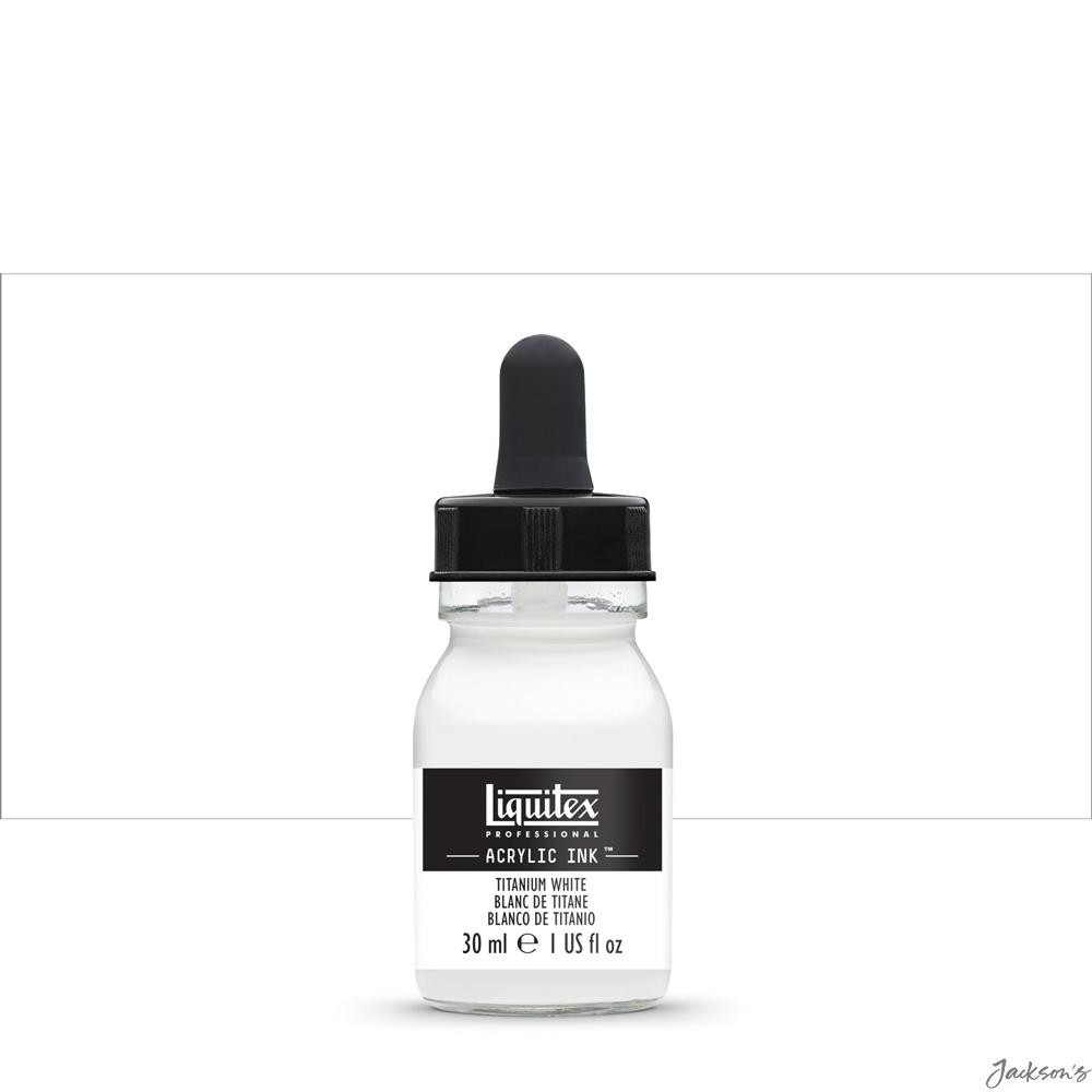 Liquitex : Professional : Acrylic Ink : 30ml : Titanium White