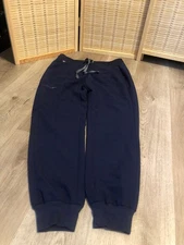 FIGS Scrubs Pants Bottoms Technical Collection Dark Blue PO#1602 Small S (M107)