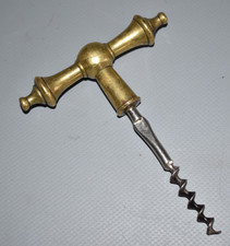 antiker Korkenzieher Messinggriff Flaschenöffner   =51