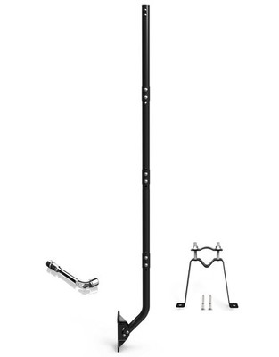 Adjustable Antenna Mounting Pole   Outdoor Wall or Eave Mount for TV Antenna ...