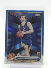 BRANDIN PODZIEMSKI 2023-24 TOPPS CHROME BLUE LAVA ROOKIE /149 #190 Q6846