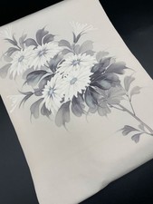 Kimono Konjaku Club Luxury Silk Obi Nagoya Floral Pattern Used Japan