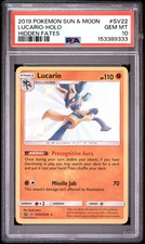 2019 Pokemon Sun & Moon Hidden Fates Holo Lucario Hidden Fates #SV22 PSA 10 on eBay