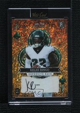2023 Wild 5 Card Draw Stacked Deck Orange Sparkles Foil 2/5 Kelee Ringo Auto 9hx