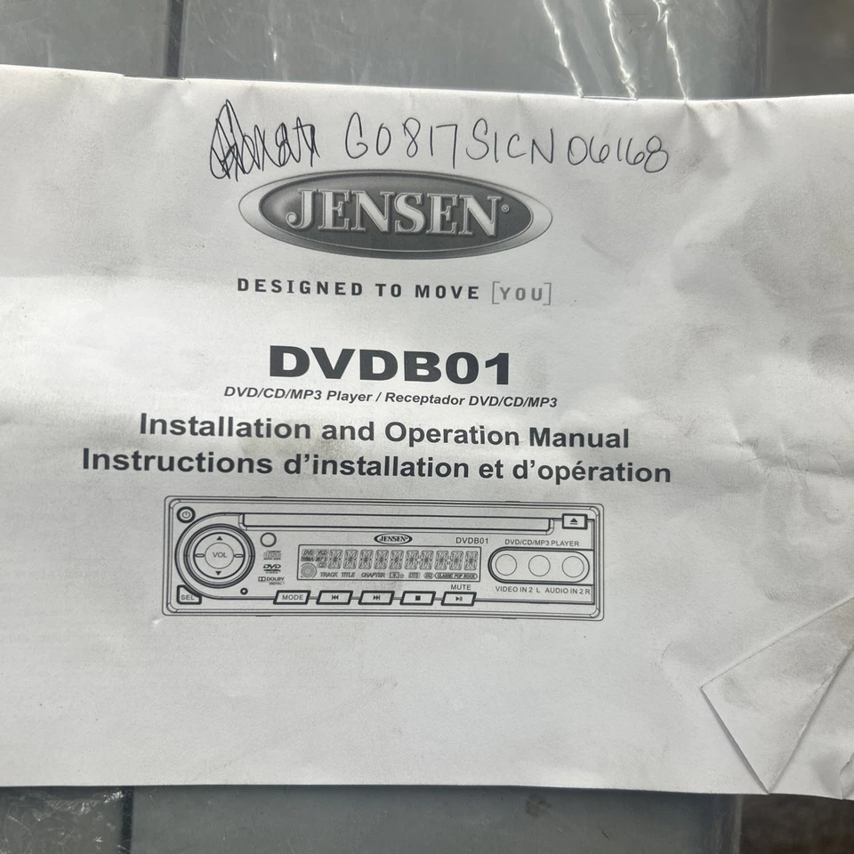 ASA JENSEN PSVCJWM45 REPLACEMENT JWM40 SERIES REMOTE CONTROL w/HARNESS *D23 - Image 2 of 3