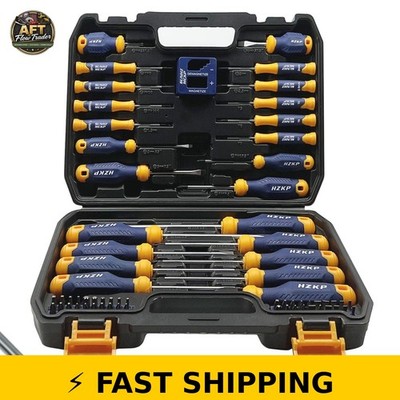SUNHZMCKP 66-Piece Magnetic Screwdriver Set with Precision Bits