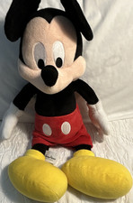 Disney Parks Mickey Mouse Plush Stuffed Animal Red Shorts Yellow Shoes 14-24 in