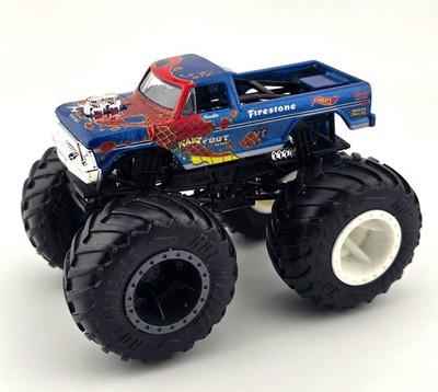 Hot Wheels Monster Jam Snake Foot Big Bite 1:64 Truck Mattel
