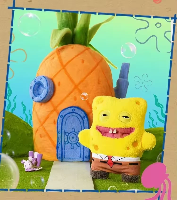 Zuru Fuggler x Spongebob Squarepants Keychain Plush Set - Original ! - Image 2 of 3