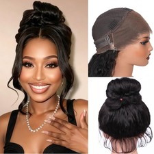 28 Inch Body Wave 360 Lace Front Wigs Human Hair - HD Lace, 200 Density, Pre...
