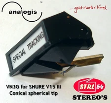 VN3-G VN35G VN35S Analog Spherical Stylus For SHURE V15 III VN35E DUAL DN352