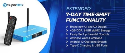 2026 SuperBOX S7 MAX - Newest Version - 6K UHD Android - 7 Day Time Shift