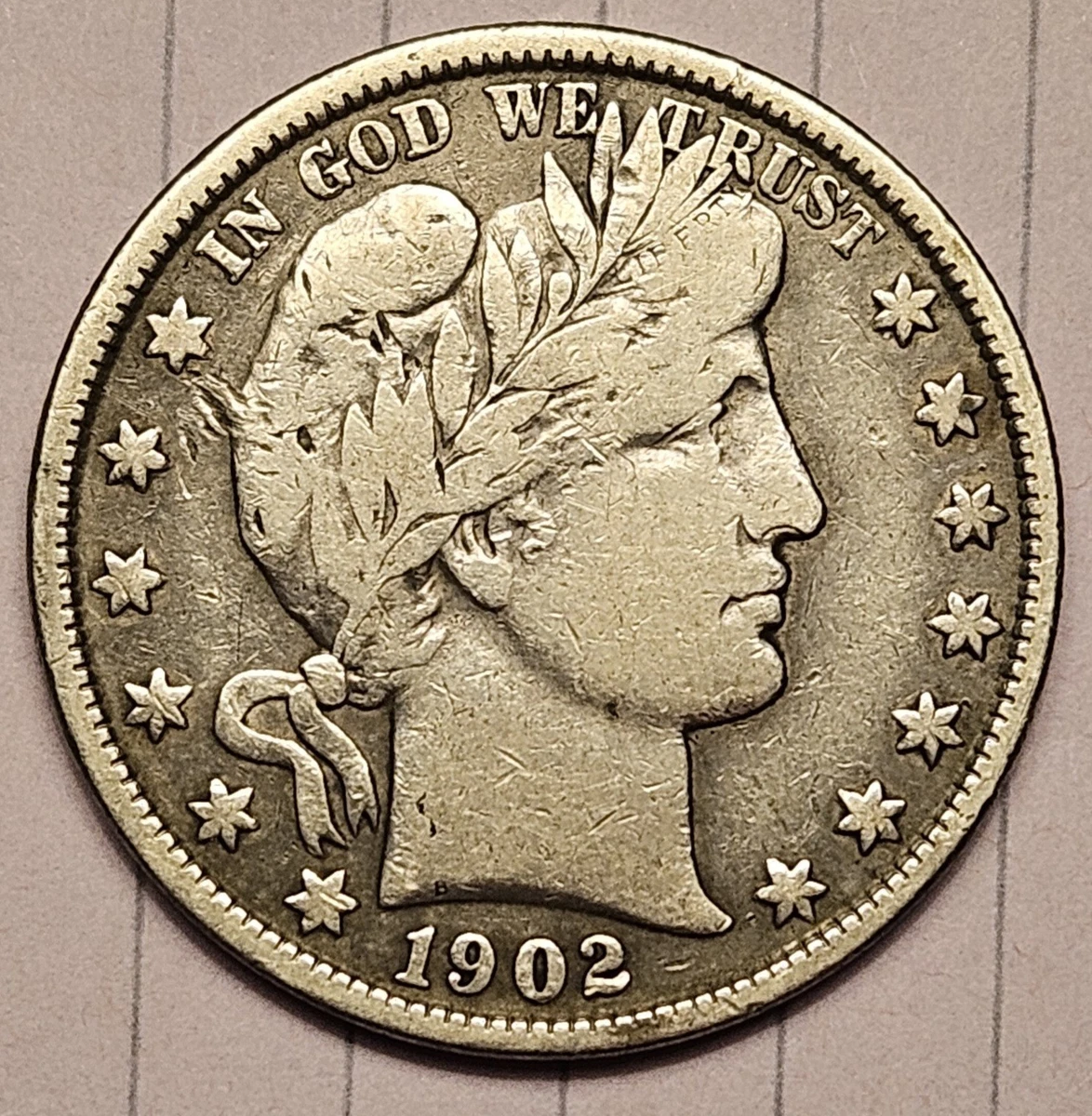 1902 s バーバーハーフダラー銀貨　準特年 1902 Year Barber Half Dollars (1892-1915) for sale | eBay