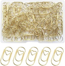 100 Pack Love Heart Shaped Paper Clips, Mini Paperclips Papers Mini paperclips