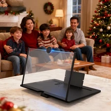 10" Mobile Phone Screen Magnifier 3D HD Video Amplifier Stand NEW