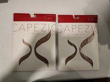 2x CAPEZIO Ultra Soft TRANSITION Tight 1916 Brown Adult S/M NEW in Pkg. S14