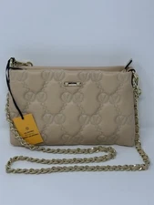 Valentino by Mario Valentino Vanille Monog-MatelasseDiamond Leather Shoulder Bag