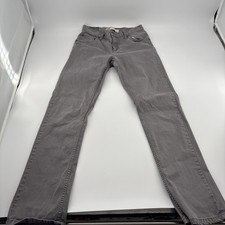 Boy's Levi's 511 Slim Gray Jeans Size 16 and 28 x 28 98 Cotton with Stretch