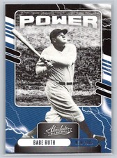 2021 Panini Absolute #PO-1 Babe Ruth Power Retail