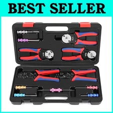 Connector Crimping Tool Set: 12PCS in Carrying Case
