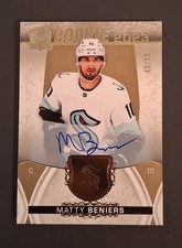 2022-23 The Cup Rookie Class Of 2023 Auto Gold Foil #2023-BE Matty Beniers /50