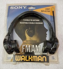 Sony AM/FM STEREO RADIO RECEIVER HEADPHONES Walkman SRF-H2 NEW SEALED PACKAGE