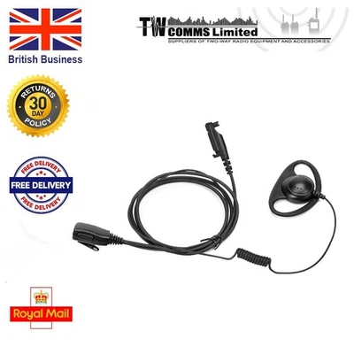 TW COMMS LTD Hytera PD605 PD665 PD685 D-Ear Earpiece Lightweight PTT