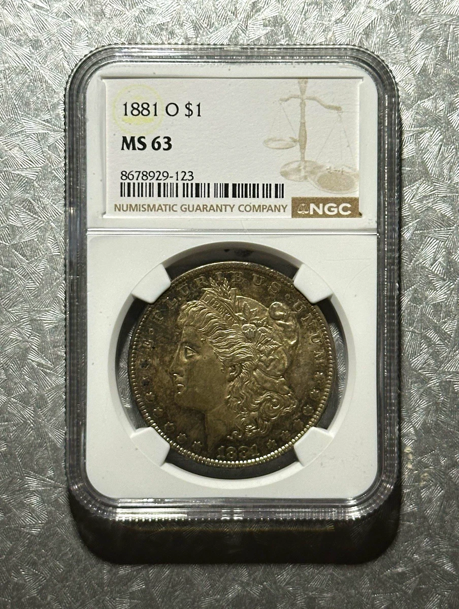 MS 63 Graded 1881 Year Morgan US Dollars (1878-1921) for sale | eBay