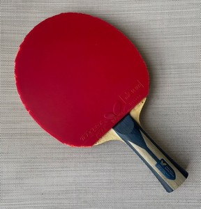 BUTTERFLY TIMO BALL, ZLC-FL TABLE TENNIS RACKET, gently used for a year