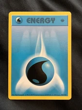1st Edition Water Energy 102/102 Base Set (Shadowless) Regular
