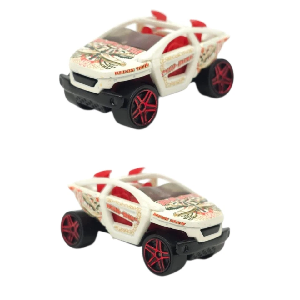 Lote de camiones de servicio eléctricos Hot Wheels Moto Crossed Land Rover Serie 3 SwingFire Foto 2 de 4
