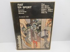 Autobooks Fiat 124 Sportspyder143816081592 Ccmore 1966-1975 Repair Manual Autobooks Fiat 124 Sportspyder143816081592 Ccmore 1966-1975 Repair Manual