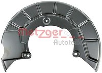 Metzger Spritzblech, Bremsscheibe Vorderachse Rechts U.A. FüR Audi, Seat, Skoda