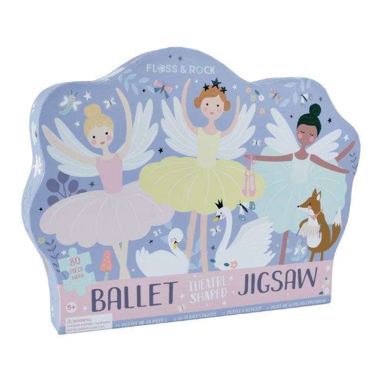 Childrens Jigsaw Puzzle Ballerina Dancers 80PCS Kids Girls Birthday Gift 5+