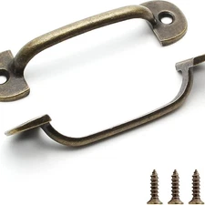 20pcs Small Drawer Handles Vintage Cabinet Pulls, Bronze Size: 2 Inch