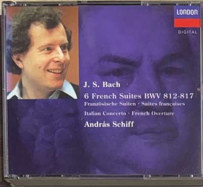J.S. Bach: 6 French Suites BWV 812-817 - András Schiff (2xCD Box, 1993) Decca