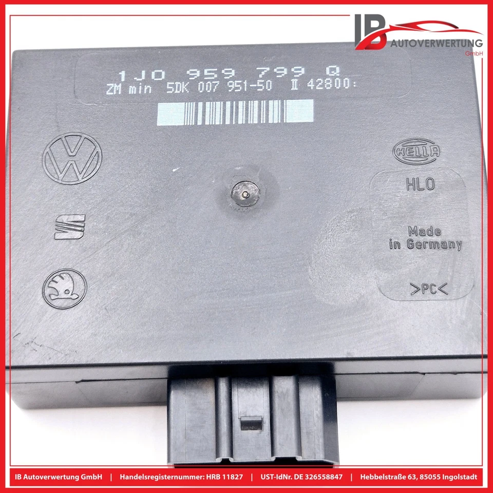 Centralina comfort 1J0959799Q 5DK007951-50 VW GOLF IV (1J1) 1.6 16V HELLA - Immagine 3 di 3