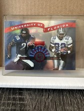 1999 playoff prestige SSD alma maters jumbos Emmitt smith/Fred taylor #AM6