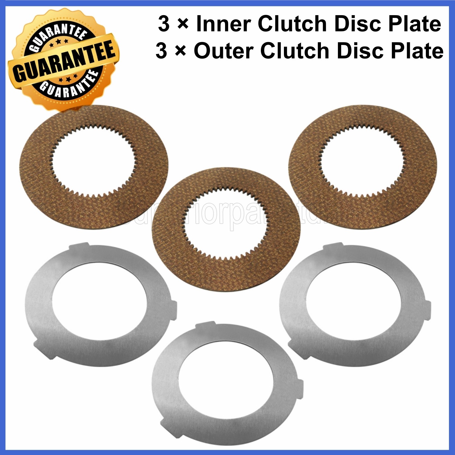 6PCS Inner+Outer Clutch Disc Kit For Hobart Mixer M802 & V1401 873117 064432