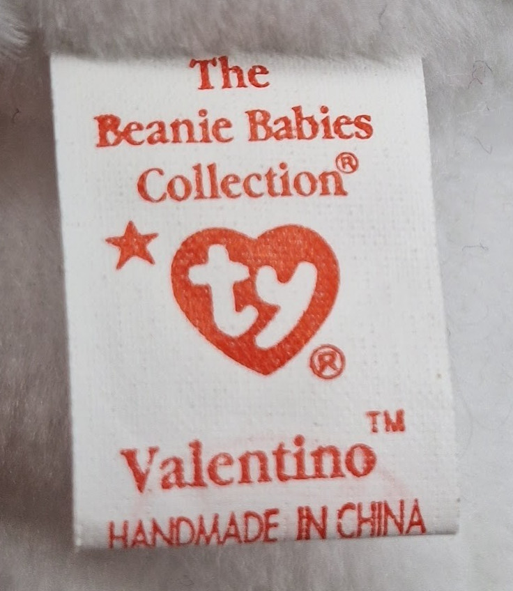 Lot of 5 TY Beanie Babies  Valentina/Valentino/Smart/Snowball/Scoop w/  Cases thumbnail 12