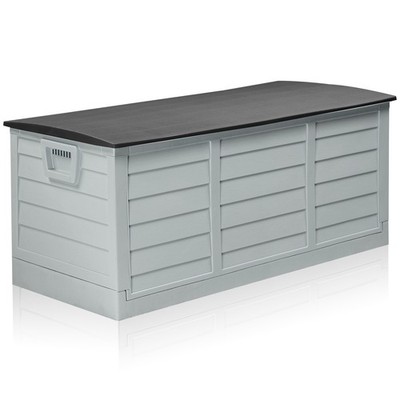 Garden Storage Box 75GAL Portable Foldable Fast Installation 8min with 2 Wheels