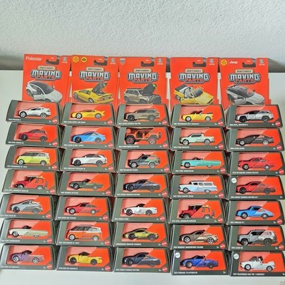 Matchbox Moving Parts lot of 35 cars