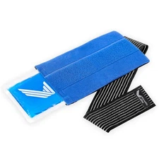 Reusable Ice Pack for Injuries with Wrap by Kinetic Labs - Hot and Cold Pack ...