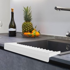 LucyPhy Silicone Sink Edge Protector Kitchen Splash 14inch, Transparent