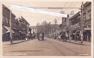 RPPC Hoquiam WA Street Trolley Railroad Grays Harbor CO vicino ad Aberdeen Washington