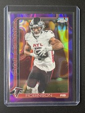 2025-26 Topps Chrome #16 Bijan Robinson Purple Lava Refractor /75