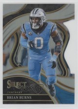 2023 Panini Select Club Level Silver Prizm Brian Burns #295 0l7n