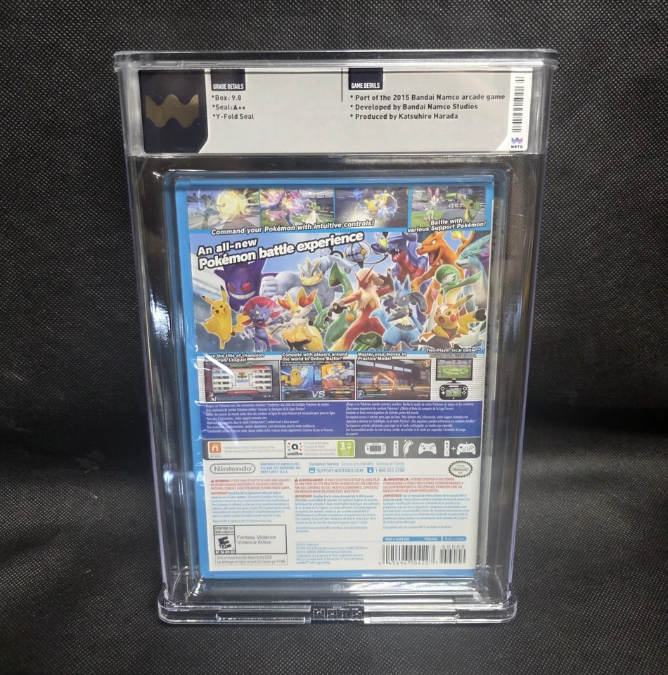 Pokken Tournament CGC 9.8 A++ Perfecto Nintendo Wii U Sellado Nuevo Calificado 2016 Foto 2 de 4