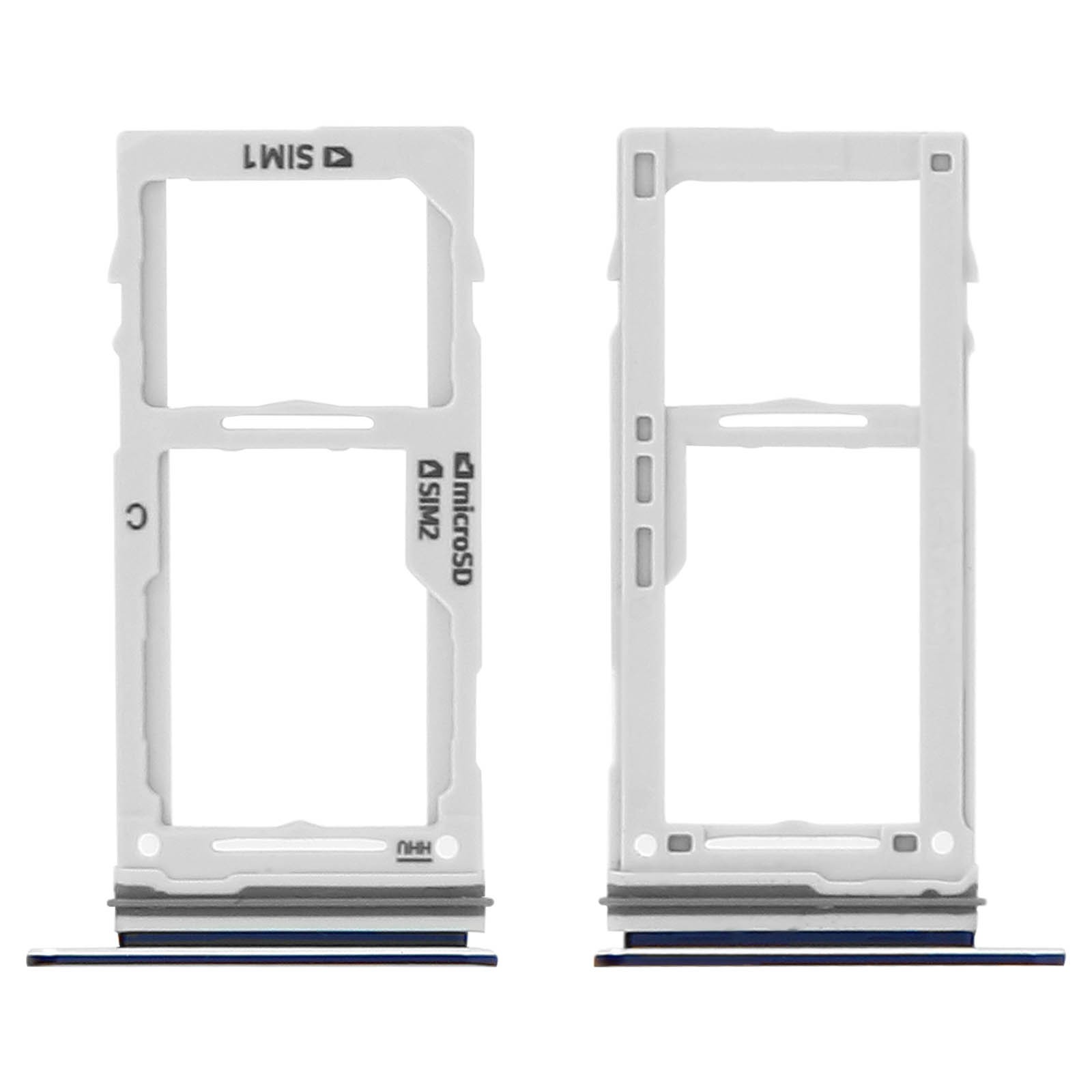 Support Carte SIM et MicroSD pour Galaxy Note 9 Bleu Réparer Emplacement Éjectable - 2
